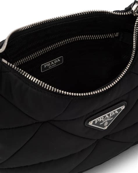 prada chain shoulder bag expandable|prada padded nylon shoulder bag.